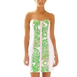 Lilly Pulitzer Angela Strapless Dress Style 92883 Women’s Size 0